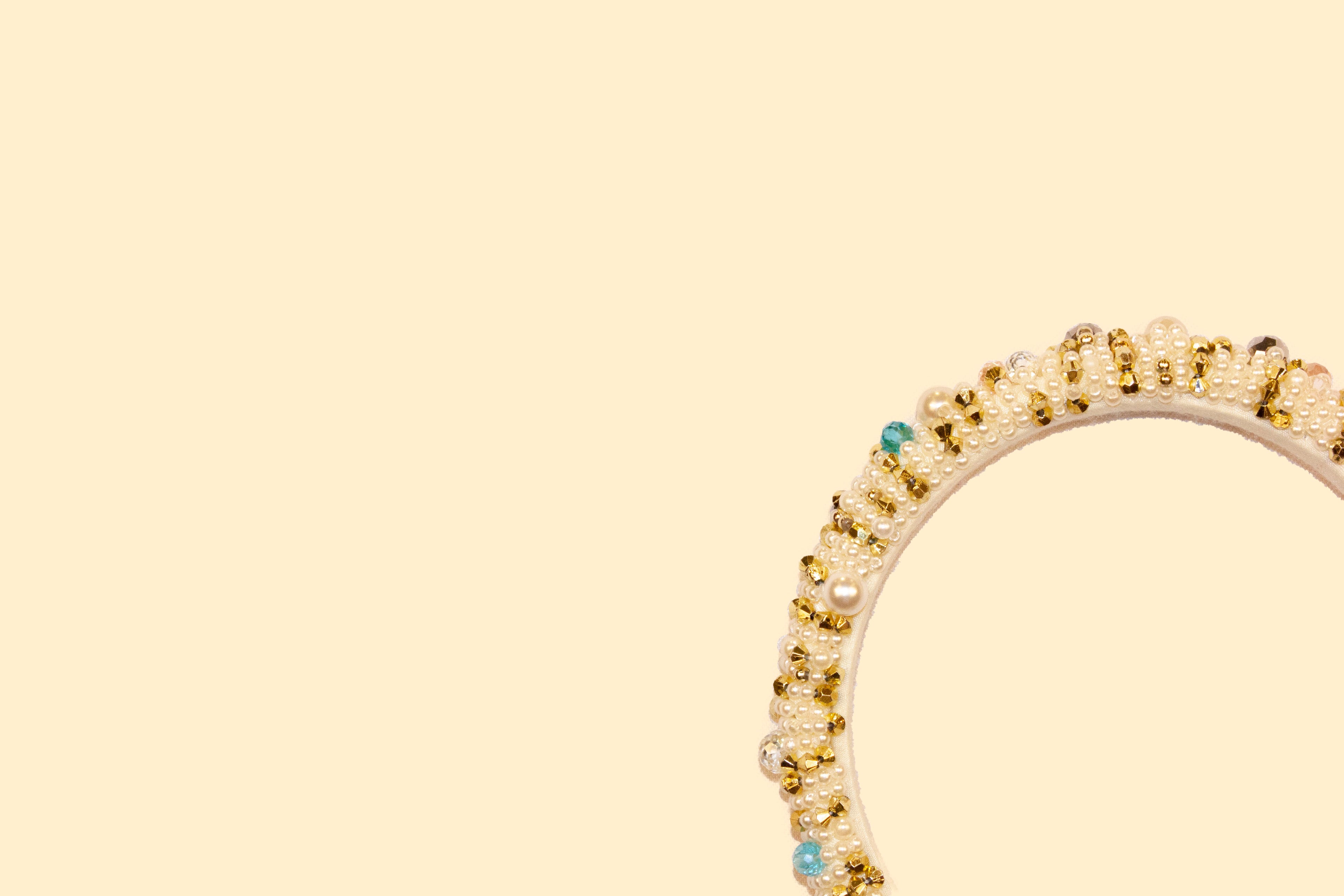 Golden hairband