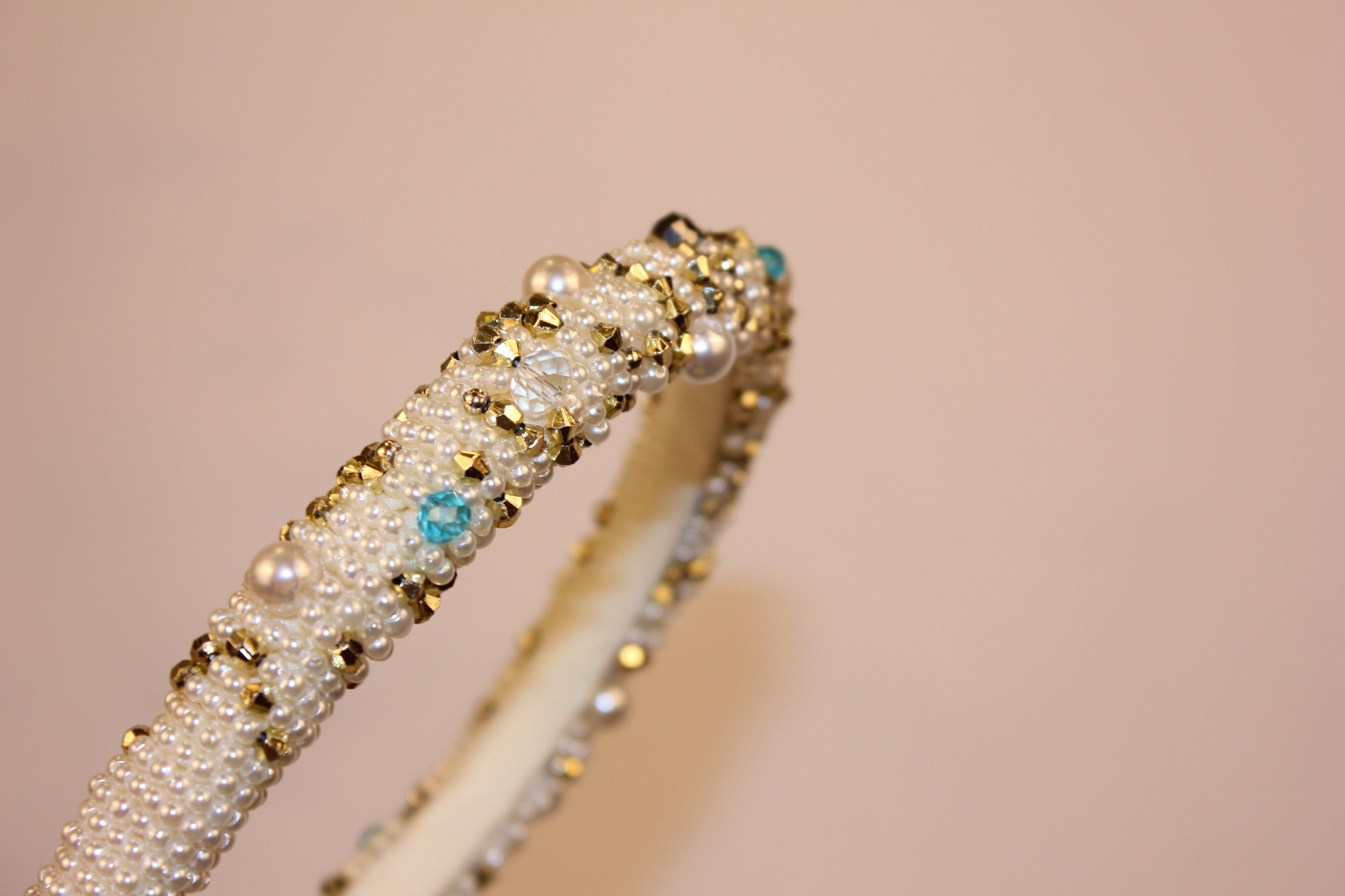 Golden hairband