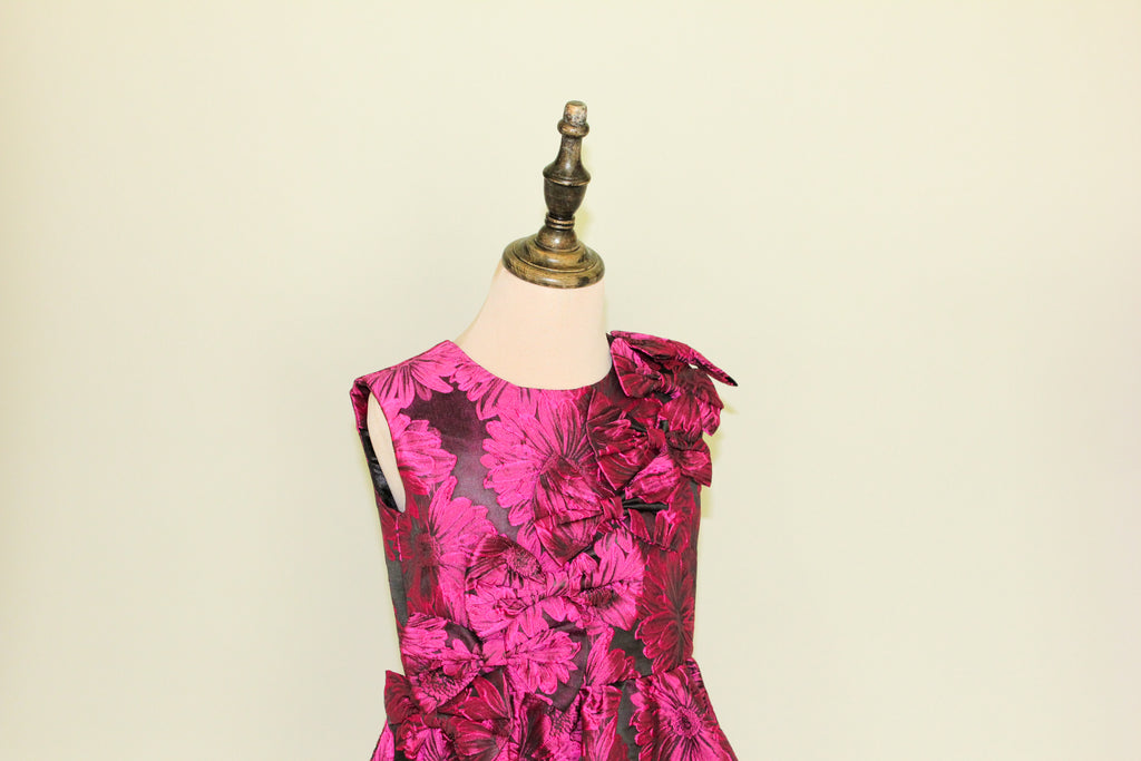 Fushia Bloom, High and Low Dress