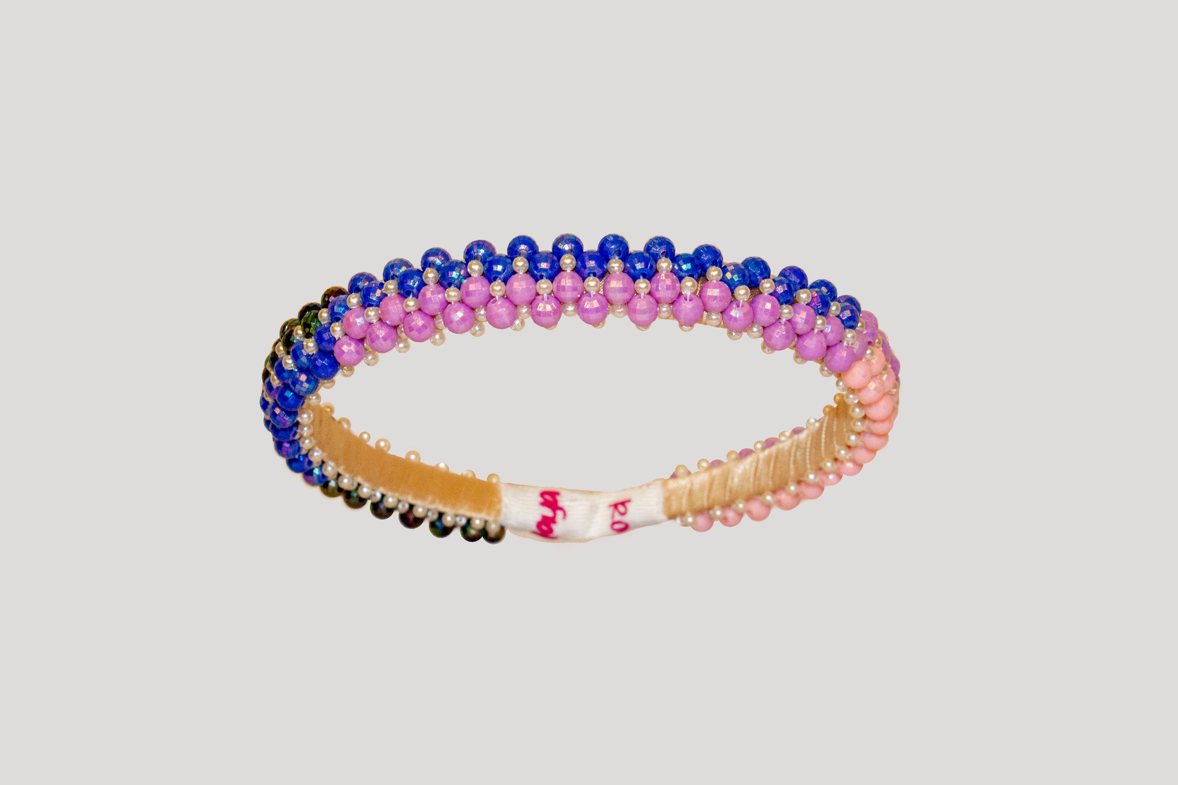 Handmade Beaded Headband for Girls – Colorful Bohemian Hair Accessory – Artisan Hairband